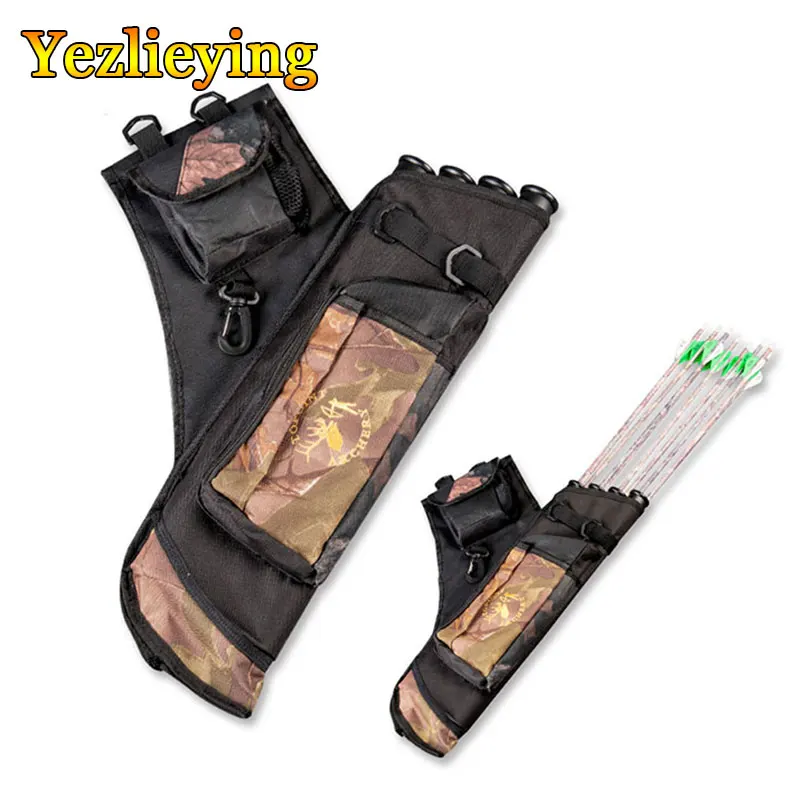 

Arrow Bag lightweight design Carry Bag 3tubes/4 tubes Hip Quiver Waist Hanged Arrow Bag Archery 3D Arrow Quivers