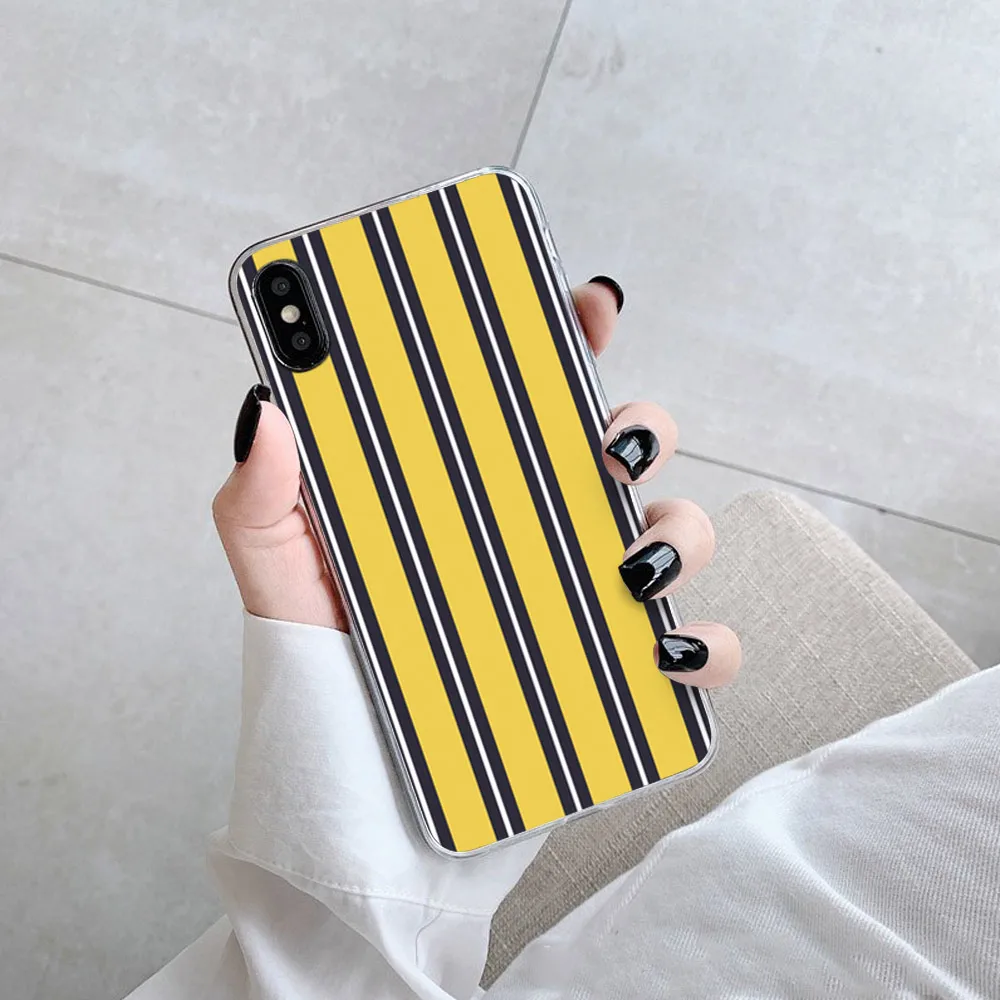 

Stripe Phone Case Coque For Iphone 7 8 XR XS MAX 6 6S Plus Soft Business Vintage Trendy Phone Cover For Iphone 8 7 Plus 5 5S SE