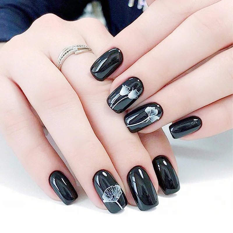 

1 Sheet 3D Nail Stickers Flower 3D Water Nail Art Stickers Decals Adhesive Manicure Nail Art Tips Decoration