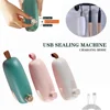 USB charging sealing machine hand pressure portable mini heating plastic packaging machine handheld vacuum food sealing device ► Photo 1/6