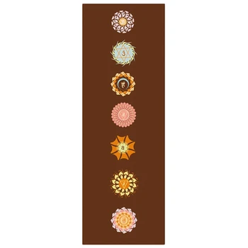

5 Mm Lotus Pattern Suede Tpe Yoga Mat Pad Non-Slip Slimming Exercise Fitness Gymnastics Mat Body Building Esterilla Pilates