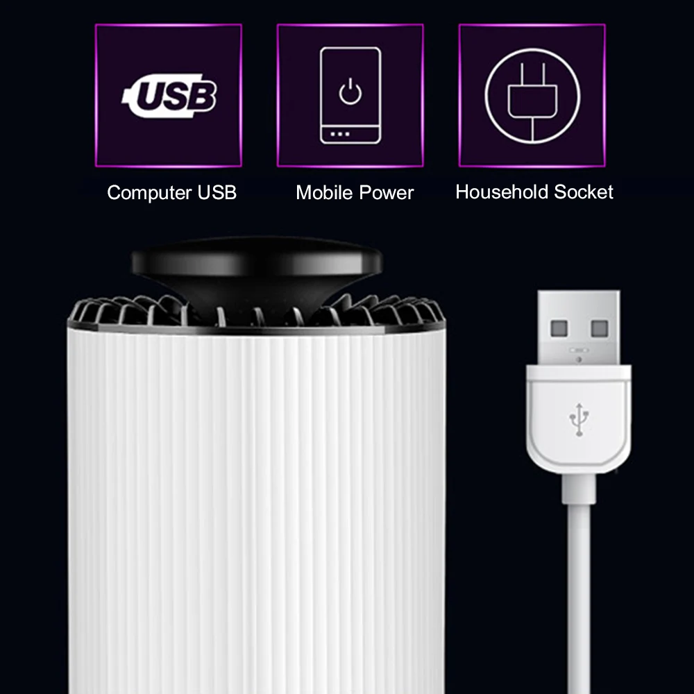 Zapper USB DC5V Moths Killer УФ-лампа летающие насекомые Электрический светильник от комаров лампа от комаров светодиодный ловушка от насекомых безголосная ошибка от вредителей