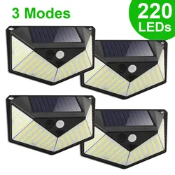 Lampe solaire LED avec détecteur de mouvement, imperméable, luminaire décoratif d'extérieur, idéal pour un jardin ou une rue, 100/220 