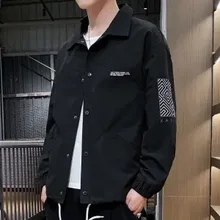  2021 spring men's jacket new trend handsome loose baseball uniform casual hooded jacket jacket 