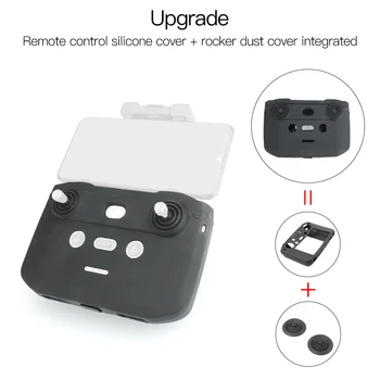 

Silicone Cover + Rocker Dust Cover for Mavic Air 2/Mini 2 Remote Controller Protective Case for Mavic Air 2 Accessories