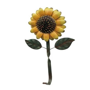 

Sunflower Design Keys Aprons Kitchen Hangers Wall Decor Rustic Metal Wall Hook Accessories Holder Home Wall Decor