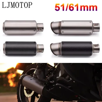 

51-60mm Universal Motorcycle Scooter Exhaust Muffler with DB killer For Gas Gas EC2T FSE FSR EC 250 300 TC TE 125 triumph t120