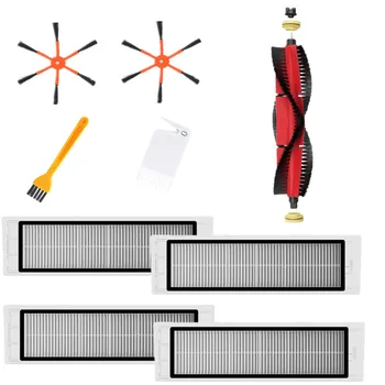 

1xDetachable Main Brush+2xOrange 6-Arm Side Brush+4xFilter+2xCleaning Brush for Xiaomi / Roborock S50 S51 S55 S5 S6 Robot Vacuum