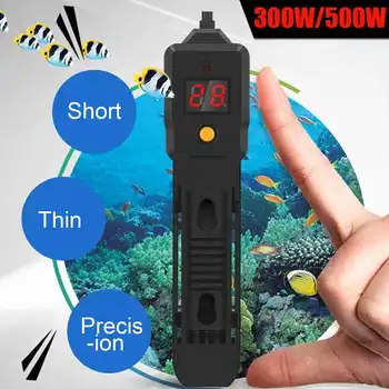 

300W/500W Aquarium Submersible Heater Fish Tank LCD Display Digital Adjustable Constant Temperature Control Water Heating Rod