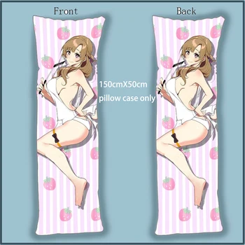 

Dakimakura Body Pillow Case Tsuujou Kougeki Oosuki Mamako otaku cover 150x50cm Home Decoration Pillowcases Printed long