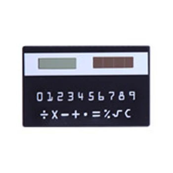 

Practical Portable Solar Energy Stationery Card Mini Calculator Handheld Ultra-thin Calculators