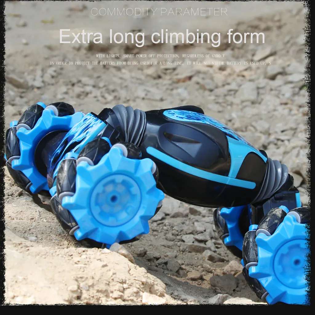 Stunt RC автомобильный масштаб двухсторонний 2,4 ГГц один ключ трансформирует вездеход внедорожный автомобиль Альпинизм грузовик Дистанционное управление автомобиль подарки