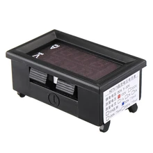 Мини цифровой синий+ красный светодиод постоянного тока Вольтметр с амперным шунтом для автомобильных электрических автомобилей мотоциклов измерения