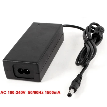 

12V 5A AC/DC Adapter Power Supply Cord Charger 5.5x2.1mm Plug IEC320 C8 Socket
