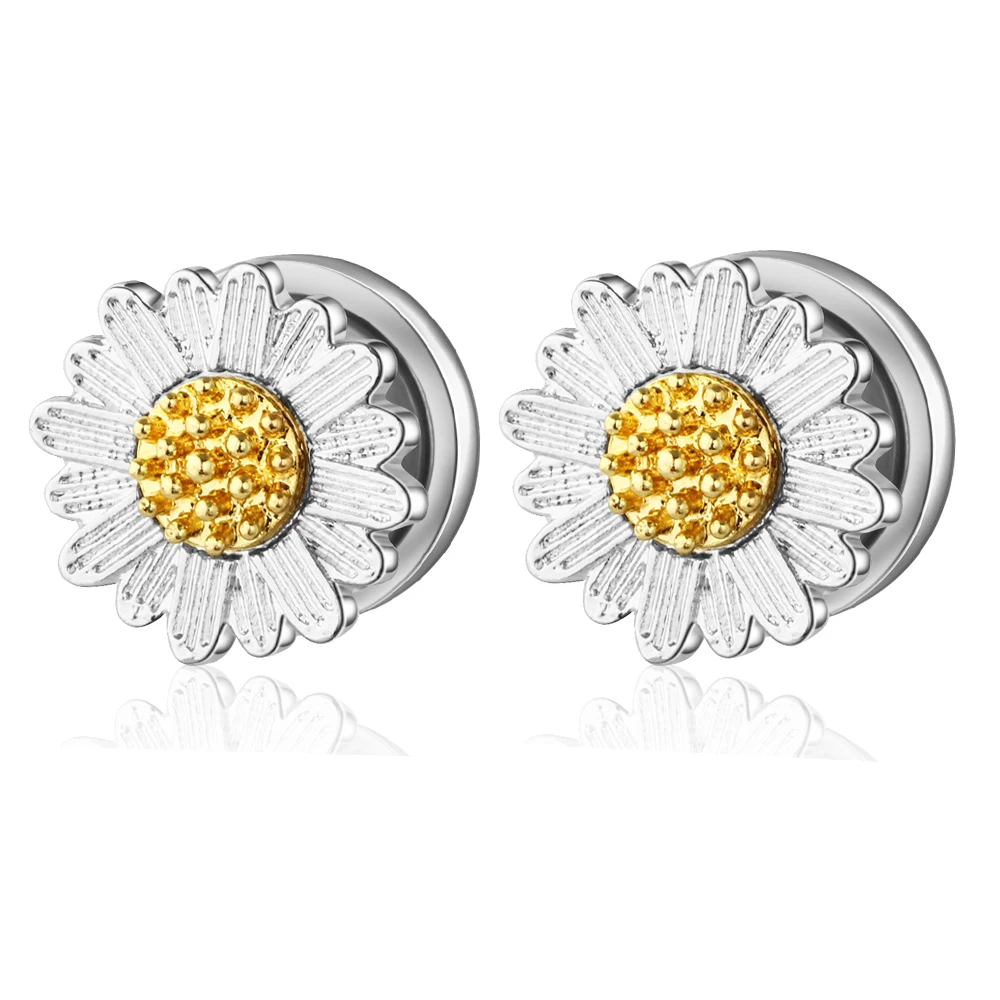 2pcs Multiple Styles Screw Ear Flesh Tunnel Plugs Piercing Retro Flower Orelha Gagues Ear Expander Piercing Body Jewelry 00g 0g