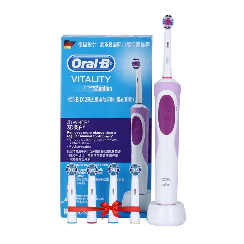 Ceny D12 Oral B sonic głowica elektrycznej szczoteczki do zębów obrotowy Ultra sonic automatyczne końcówki zamienne higiena elektryczna szczoteczka do zębów