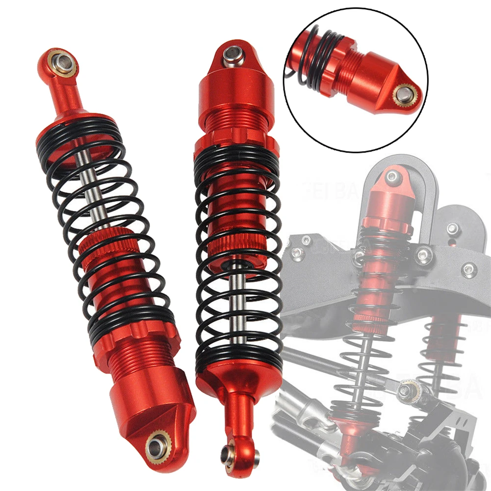 

RCTOYFUN 2pcs/4pcs 90mm Metal Shock Absorber Damper DIY Assembly Accessories For 1/10 RC Crawler Car Axial SCX10 CC01 TRX4 D90