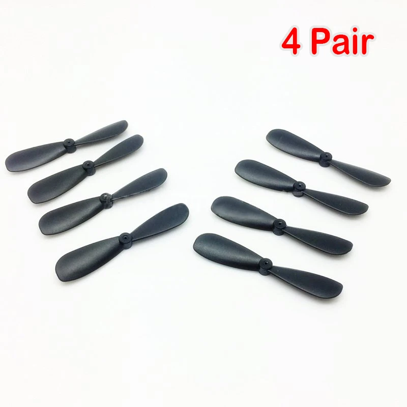 4Pair Length 46mm ABS Plastic Propeller Aperture 0.6mm Fit 0.8mm Shaft Diameter Paddle Blade for Hand Throw Capacitor Aircraft |
