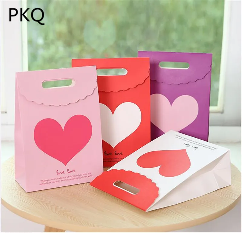 

12*6*16 cm 100pcs Small Paper Gift Bags Party Bag for Unicorn Party Baby Shower Birthday Decor Candy bag Kids Favors Event Party