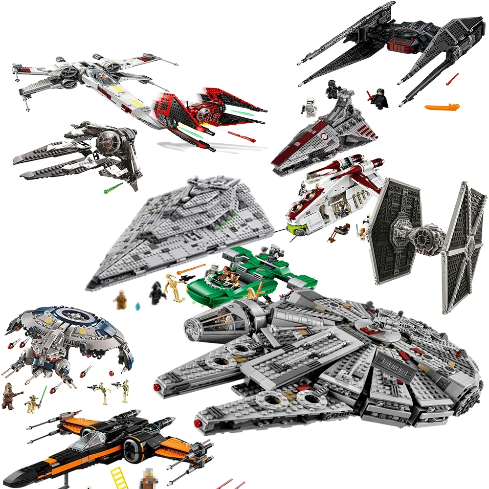 Строительные блоки Millennium Imperial TIE Fighter Star совместимые игрушки для детей с деталями