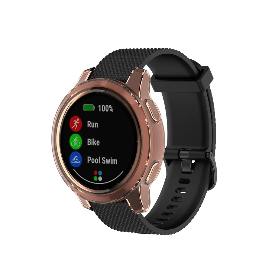 FIFATA TPU Case Protector Frame For Garmin Vivoactive 4S Smart