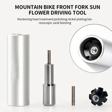 Nova bicicleta garfo dianteiro conjunto tigela bicicleta garfo fone de ouvido instalador flor nuts núcleo configuração instalação ferramenta setter