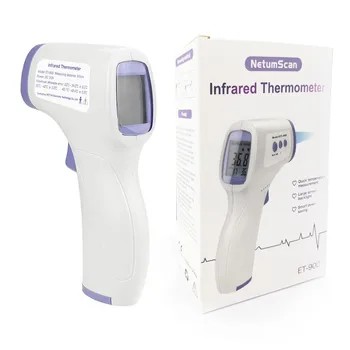 

Digital Display Non-contact Infrared Thermometer for Adult Kids Alarm Rang Forehead Temporal Thermometer For Fever