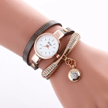 

Ladies Watches Women Casual Clock Trending Wristwatches Decoration Circle Pendant Bracelet Hot Sale High Quality Elegant Time