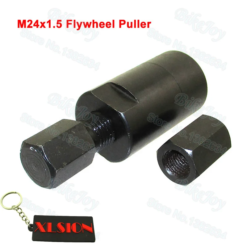 thumbnail image 2 of Flywheel Puller M24 X 1.5 R.H. Repair Tool 24mm 08-0257 Steel Remover 2 of 14