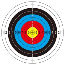 1 шт. точные Дартс бумага стрельба мишень лица Круглый тяжелый Калибр 41*41 10 кольцо Прочный Удобный упражнения практика