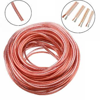 

Hi-Fi Wire Speaker Cable Audio Line Cable Oxygen-free Copper Speaker Wire for KTV Amplifier Home Theater DJ System 300 Core