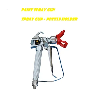 

High-Pressure Airless Spray Gun Sprayer Auto Spray+Nozzle Holder Paint Spraying Tool Kit For Painting Cars Universal Power Parts