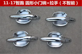 

for 2011-2017 KIA Sportager ABS Chrome Door Handle Bowl Door handle Protective covering Cover Trim Car-styling