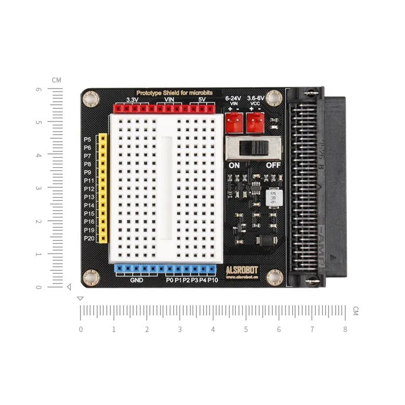 Online Original BBC Micro bit Prototyp Expansion Board Control Elektronische Schaltungen für BBC Micro bit DIY Kit Mini Breadboard