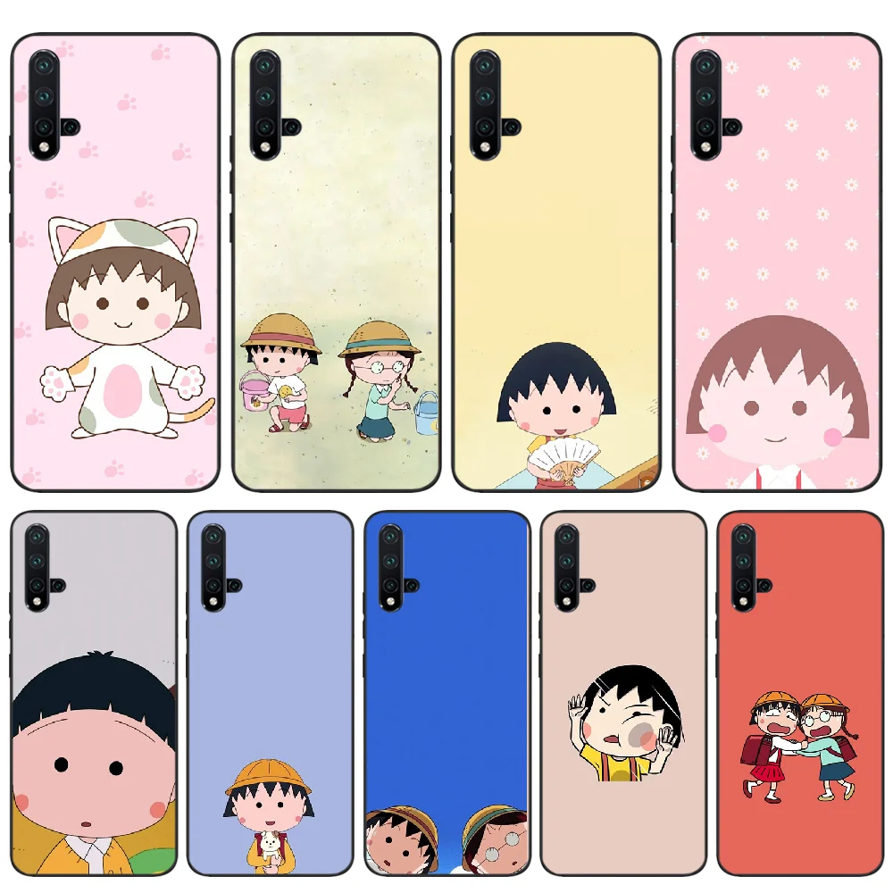 Viviana милый Chibi Maruko чехол для телефона huawei nova 2 2i 2plus 2s 3i 3e 4 4e 5 5i pro Чехол | Мобильные