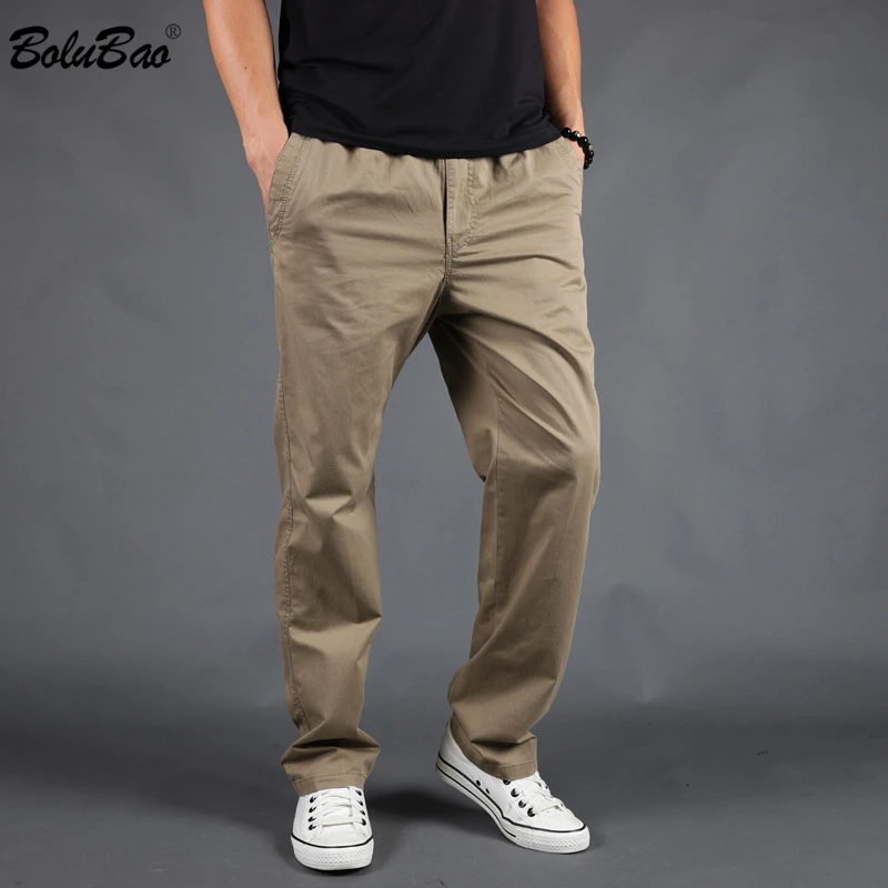 

BOLUBAO Men New Arrival Casual Pants Autumn Male High Quality Fashion Comfortable Trousers Mens Solid Color Pants