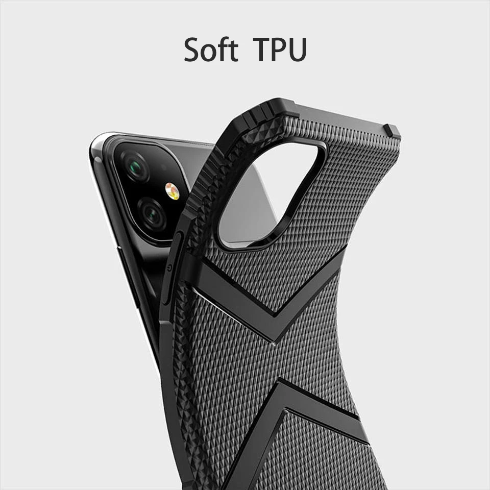 Чехол для телефона из ТПУ для Apple Iphone 11/11 Pro/11 Pro Max, защитный противоударный чехол, антидетонационный