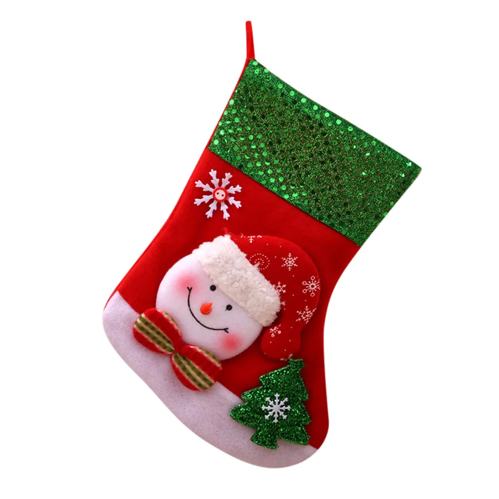 Милые детские рождественские сумочки, детские чулки, Подарочная коробка, рождественские сумочки для украшения елки, рождественские чулки, мешочки Санта Клауса