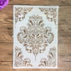 A4 size Wall Painting Frame Design stencils Scrapbooking Stamp Album Decorative Embossing Craft Paper DIY Flower Label Template ► Photo 3/6