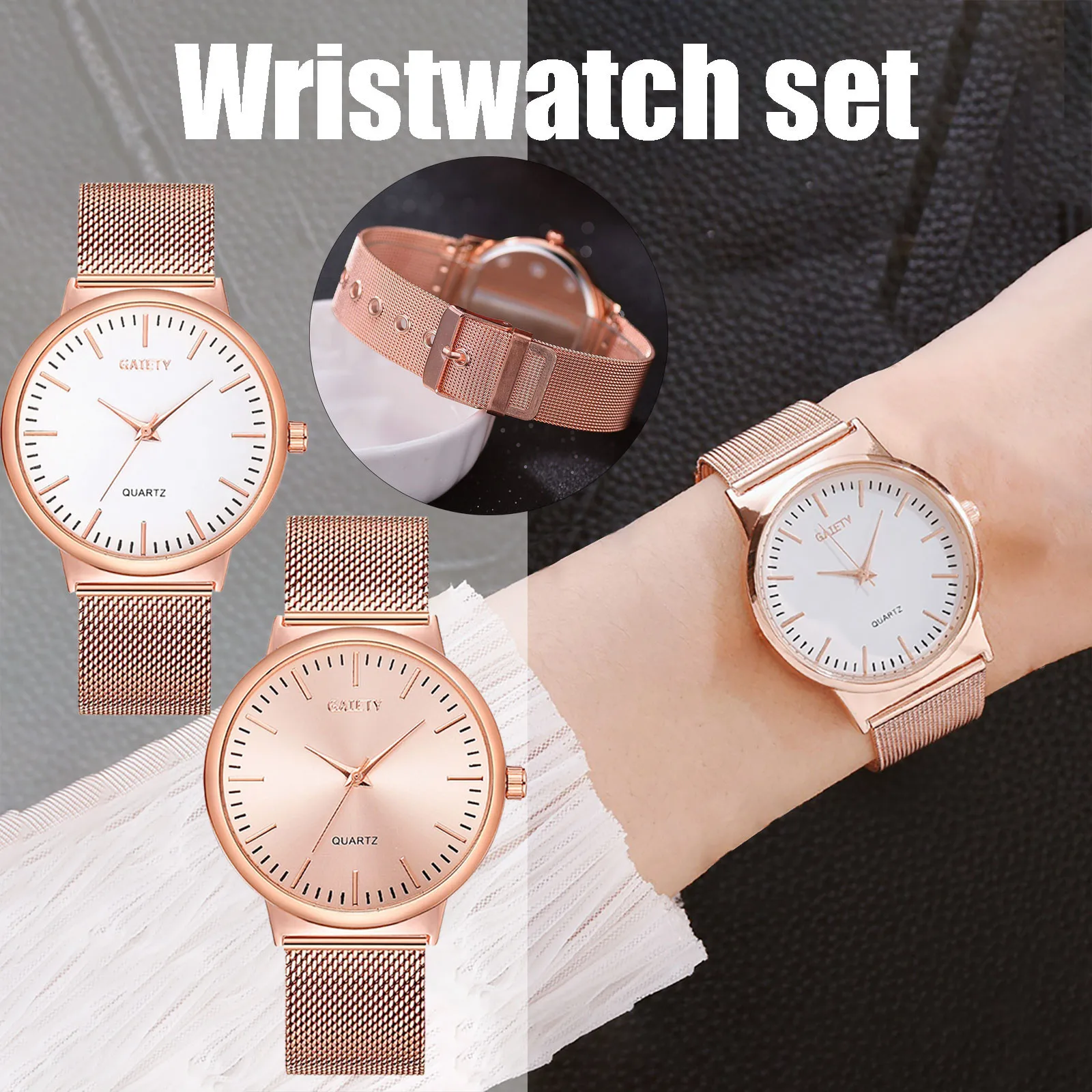 GAIETY Watch Women Fashion Trend Relogio Ladies Watches Rose Gold New