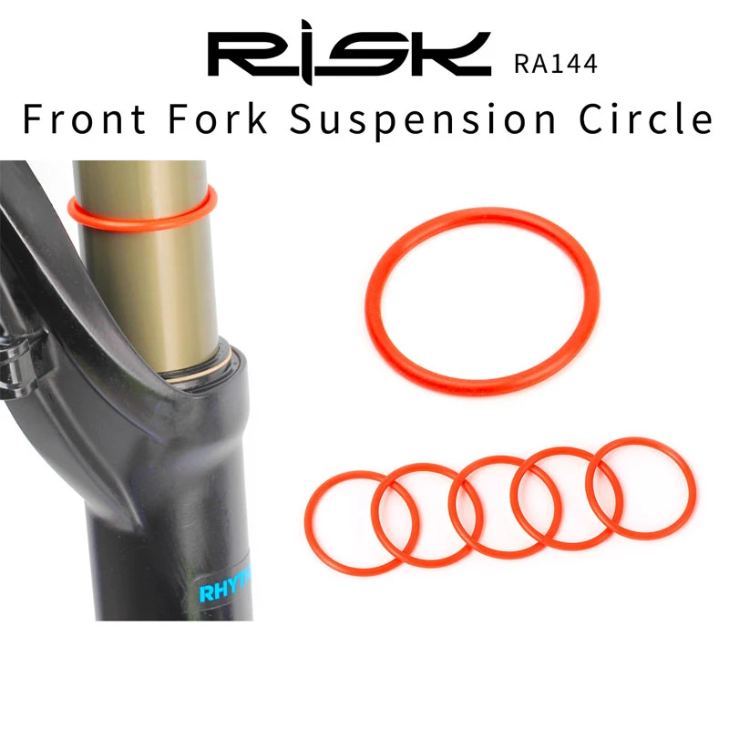 Risk 5pcs Mountain Bike Suspension Front Fork Stroke Ring Mtb Bicycle