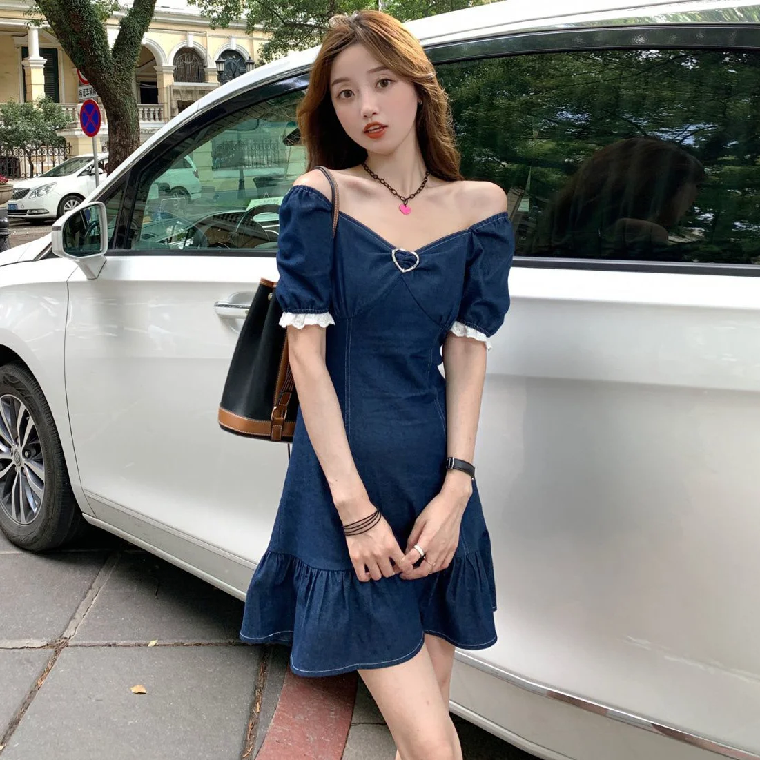 simple college dress