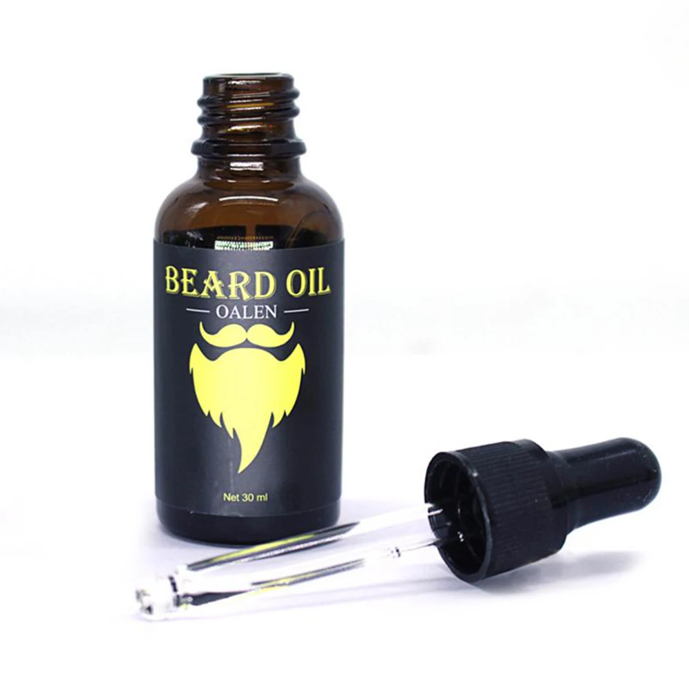 30ml Man Beard Moisturizing Oil 30ml Soften Hair Growth Nourishing for Men Beard Care Supply Anti Hair Loss Dropshipping