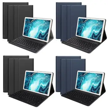 

Bluetooth 3.0 Tablet Keyboard Case for Huawei Mediapad M6 10.8 inch 2019 Three Revolving Landscape Multi-Angle for HW-1080