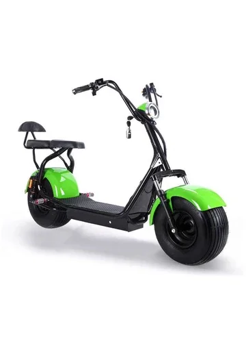 

Harley 60V Electric Scooter Motorcycle with Big Wheels Double Seats for Adults