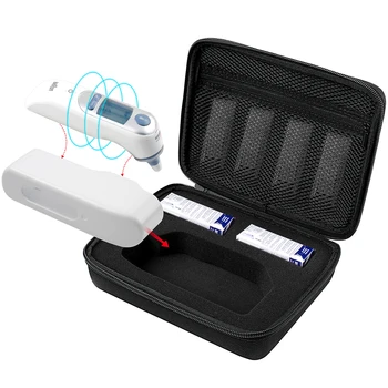 

Thermometer Case Cover for Braun Digital Ear Thermometer ThermoScan 5 IRT6500 and 7 IRT6520, Hard EVA Travel Bag Storage