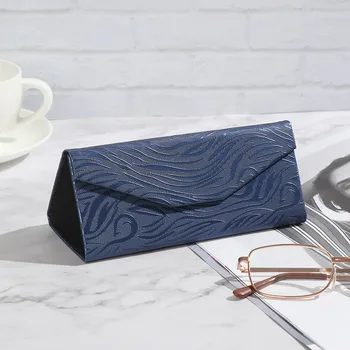 

2020 New Fashion Strong Magnet Folding Glasses Box Waterproof PU Portable Reading Glasses Sunglasses Case Eyewear Protector