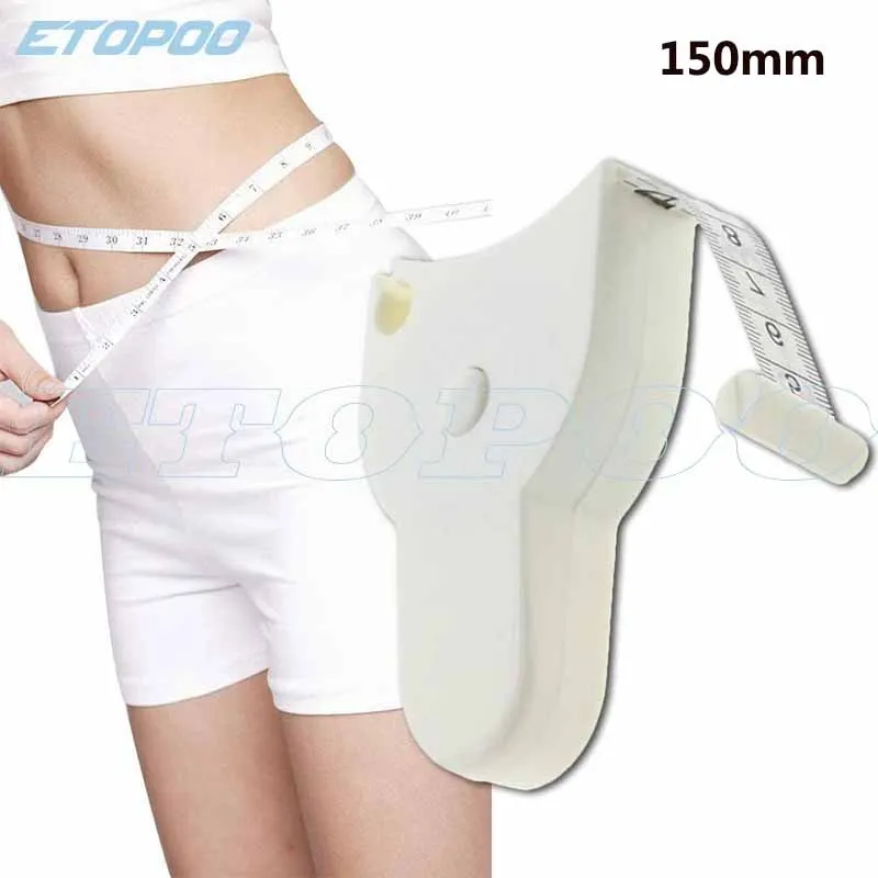 Self-tightening Body Measuring Tape Ruler 150cm/60inch Accurate Fitness Caliper Measuring Body Tape Measure