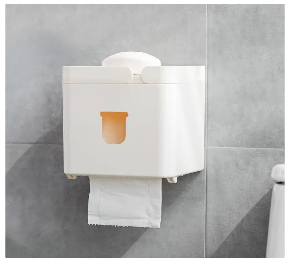 Xiaomi ткань для ванной коробка многофункциональная приемная коробка легко наносится держатель туалетной бумаги стойка настенная фиксация
