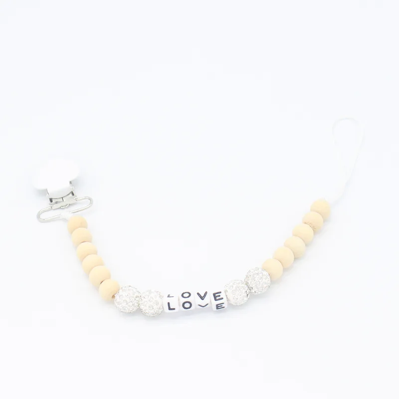 New Hot Sale Pacifier Chain For Nipples Baby Teether Pacifier Clips Chain Soother Holder Chain For baby